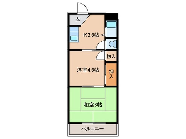 メゾン黒柳の物件間取画像